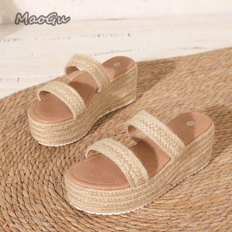 2026 春夏エスパドリーユプラットフォームスライド女性用フ - Wedge Espadrille Women のレビューと価格