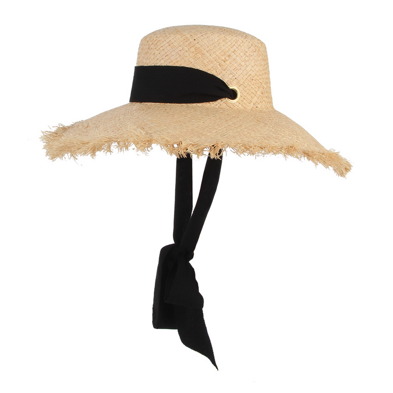 GEMVIE 手作り織りラフィアわら帽子女性つば広フロッピー - Hat Floppy Wide のレビューと価格